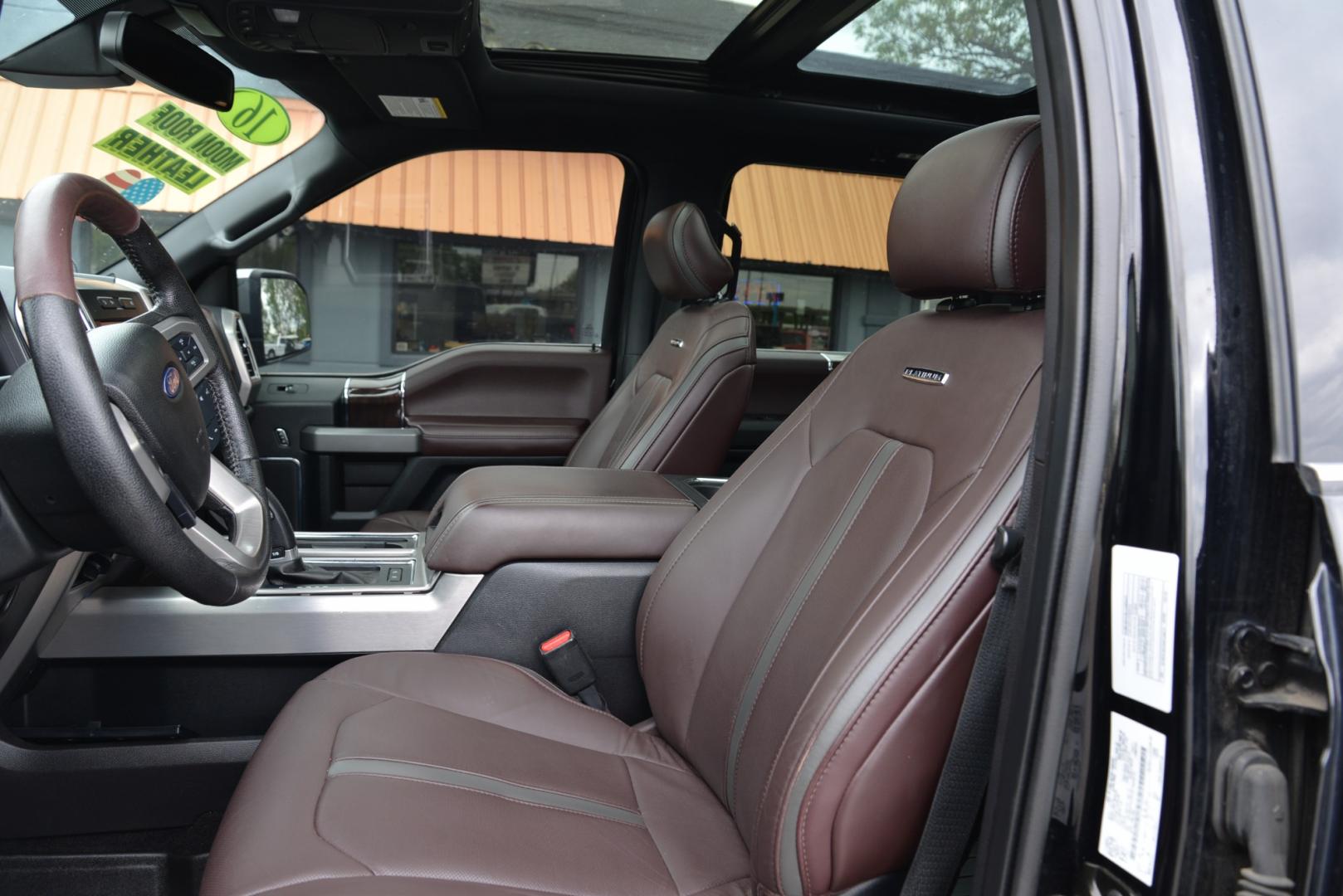 2016 Black /Brown leather Ford F-150 Platinum SuperCrew 5.5-ft. Bed 4WD (1FTEW1EG3GF) with an 3.5L V6 TURBO engine, 6A transmission, located at 4562 State Avenue, Billings, MT, 59101, (406) 896-9833, 45.769516, -108.526772 - 2016 Ford F-150 Platinum SuperCrew 5.5-ft. Bed 4WD - All the options! 3.5L V6 Ecoboost Twin Turbo Engine - 6 speed automatic transmission - 4WD - 126,799 miles - Inspected and serviced - copy of inspection and work performed as well as a full vehicle history report provided Platinum Edition - - Photo#24